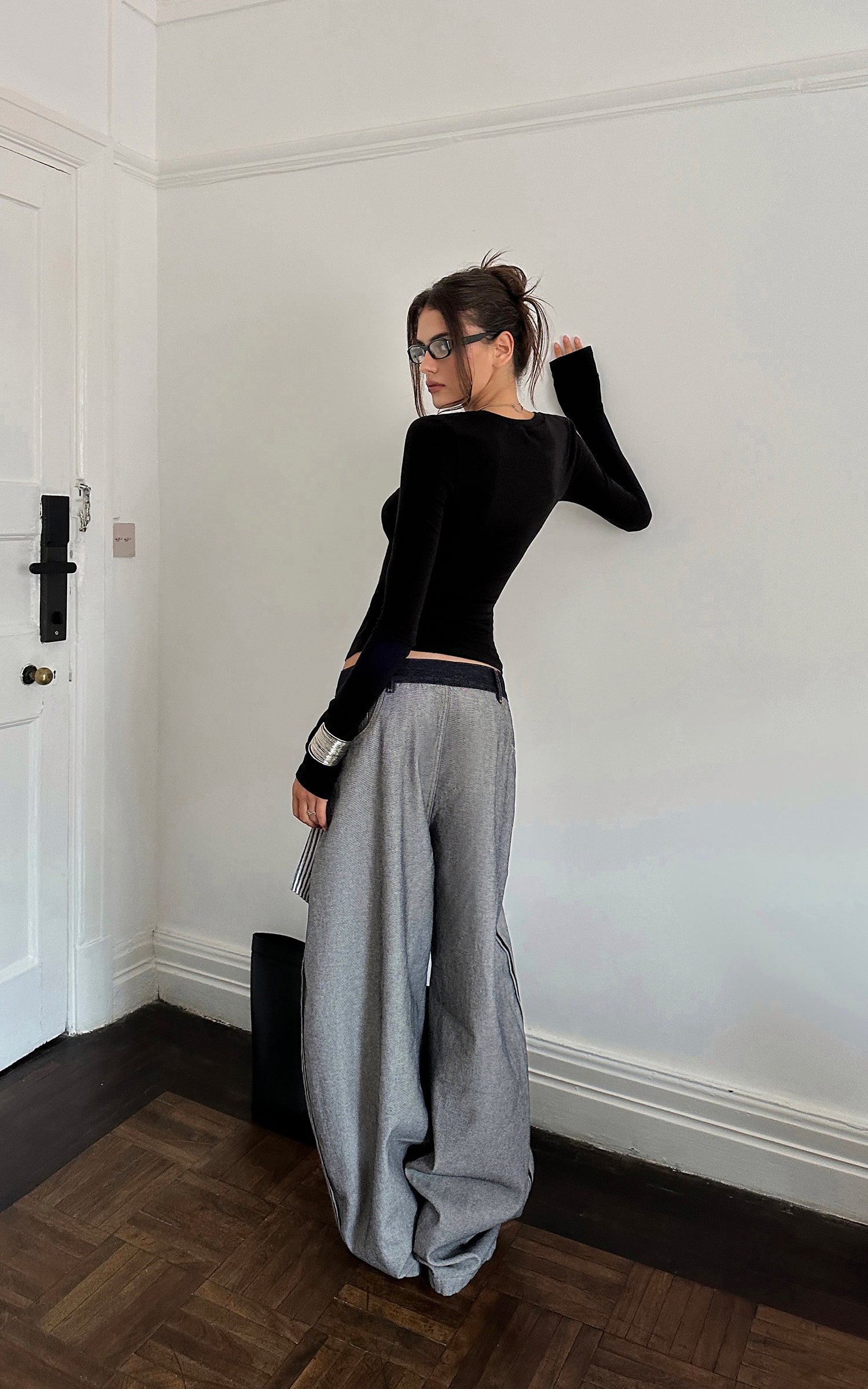 0122stepll Essential Knit Slim Long Sleeve Top