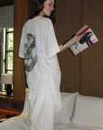 0122stepll Renaissance Graphic Oversized T-Shirt