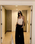 0122stepll Draped Halter Tube Top