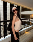 0122stepll Draped Halter Tube Top