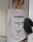 0122stepll T-shirt à manches longues oversize Resilient Club avec motif graphique