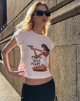 0122stepll Follow Your Heart Graphic Baby Tee
