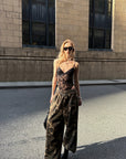 0122stepll Sheer Lace Contour Bodysuit