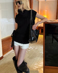 0122stepll Deconstructed Cable Knit Belted Turtleneck Vest
