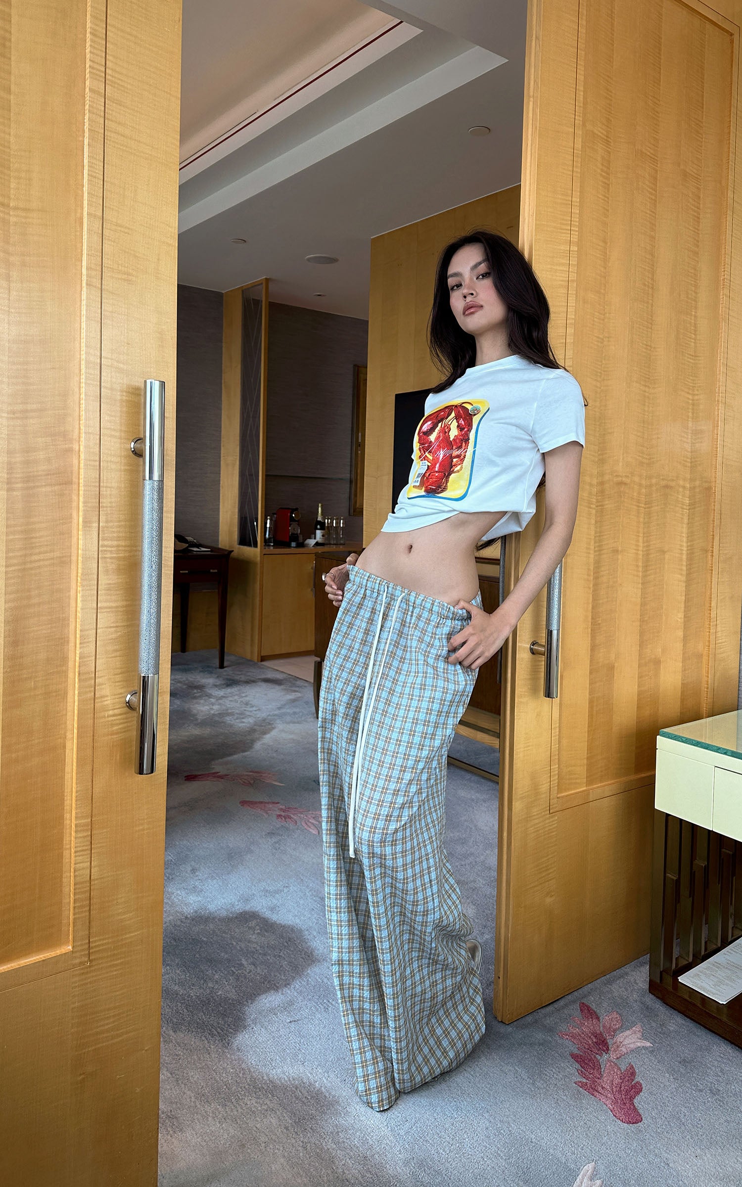 0122stepll Lobster Graphic Slim Fit Tee