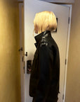 0122stepll Utility Pocket Leather Jacket