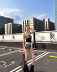 0122stepll Love Me Stretch Tube Top for Dark-Edged Streetwear