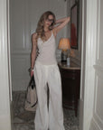 0122stepll Draped Cowl Cami Top