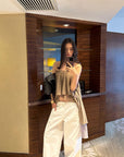 0122stepll Asymmetric Draped One-Shoulder Top