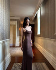 0122stepll Slim Fit Maxi Dress