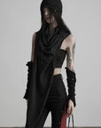 DOINDULGE Asymmetric Drape Scarf Shawl