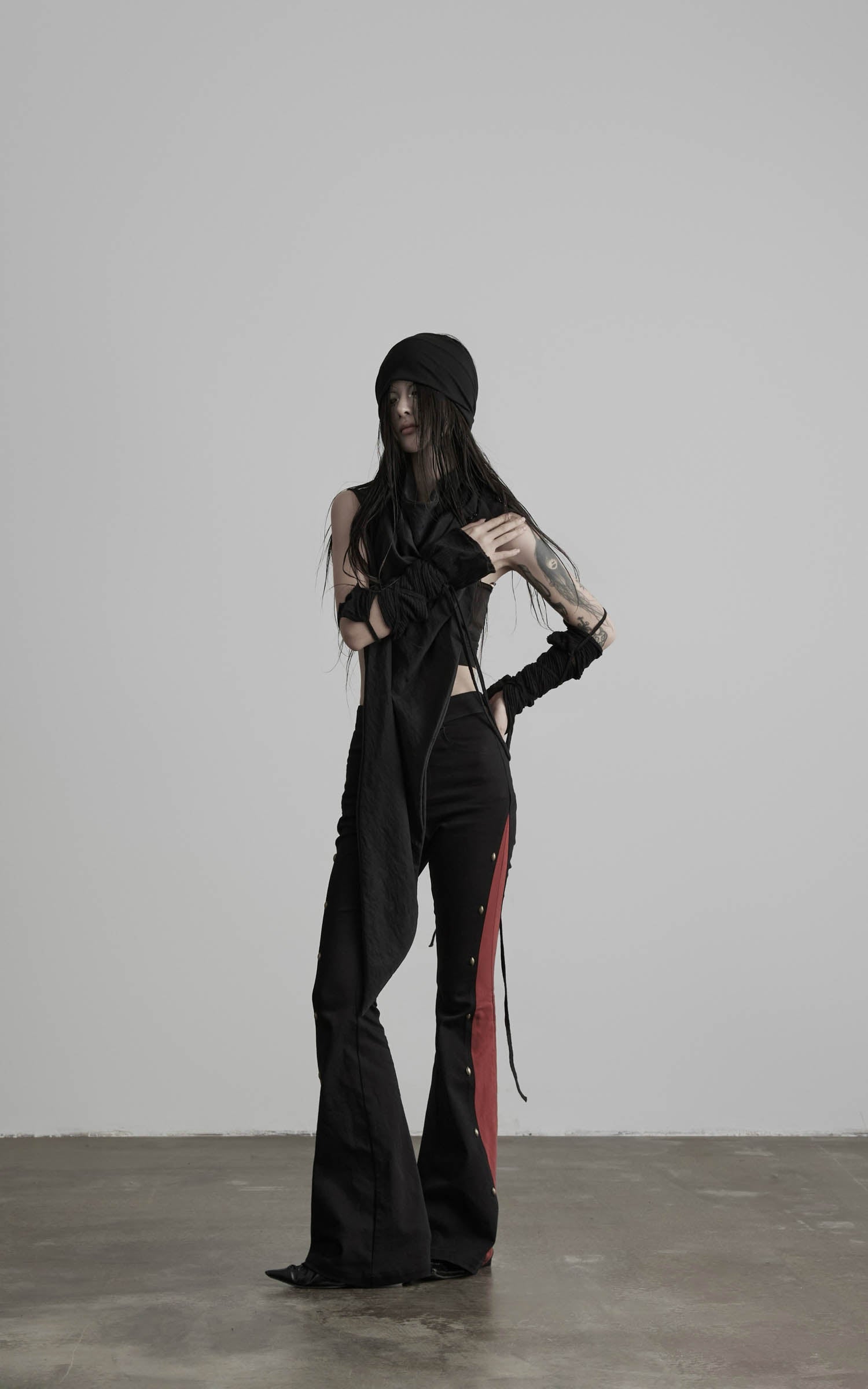DOINDULGE Asymmetric Drape Scarf Shawl