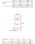 DOINDULGE Asymmetric Cutout Bodysuit with Ceramic Cross Embellishment