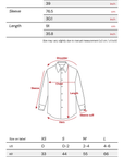 DOINDULGE Textured Jacquard Shirt with High Collar and Ruched Hem