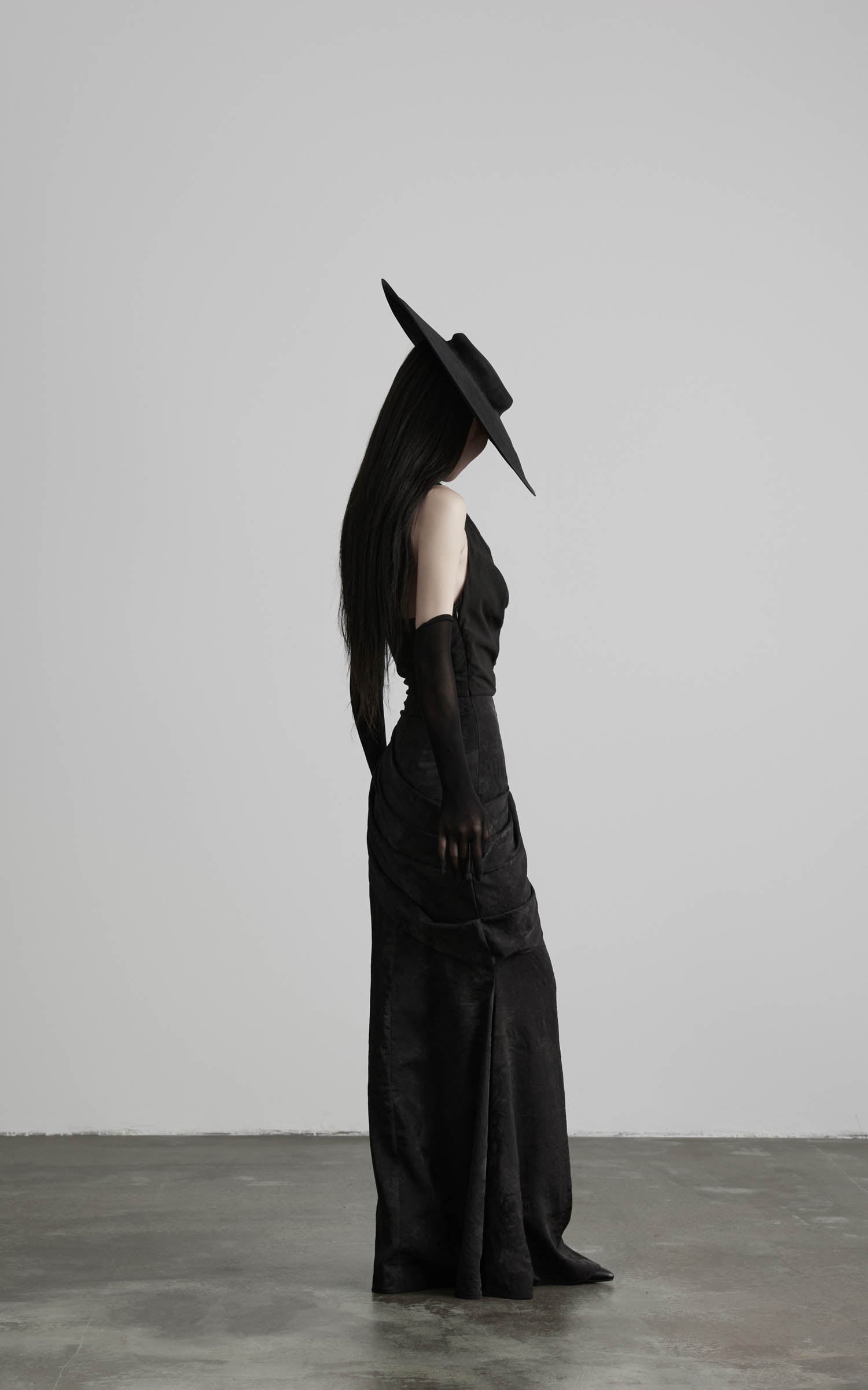 DOINDULGE Halter Cowl Neck Maxi Dress