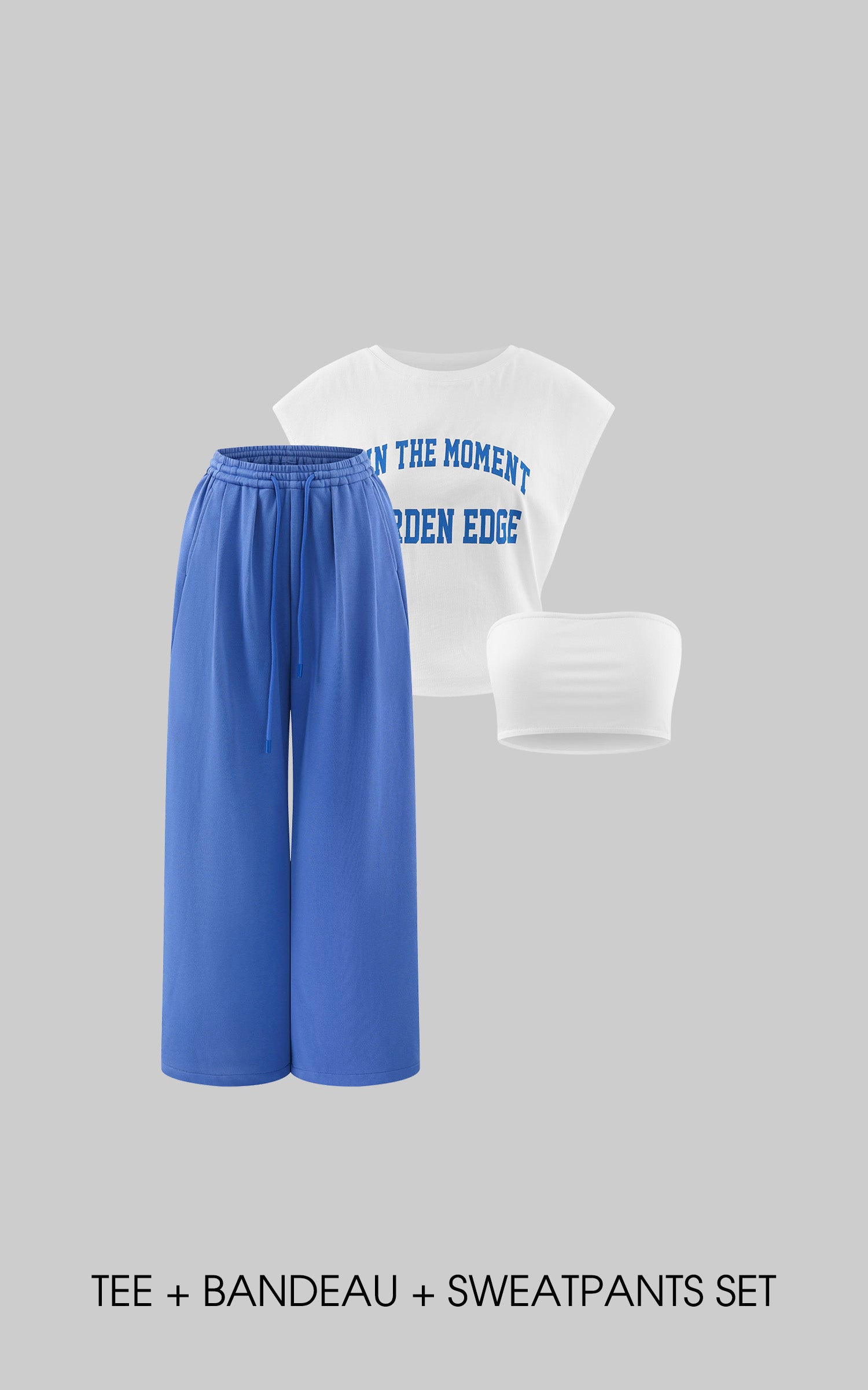 WARDEN EDGE Ensemble T-shirt Court  &amp;  Pantalon de Jogging Own The Moment