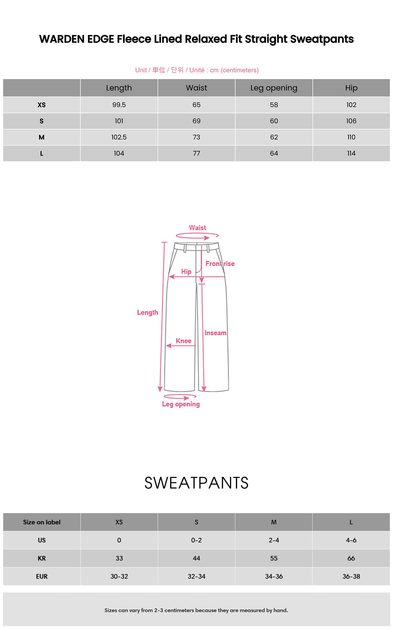 WARDEN EDGE Fleece Lined Relaxed Fit Straight Sweatpants