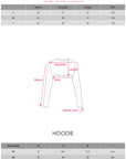Rase le sol Gothic Embroidery Cropped Hoodie with Raw Edge Detail