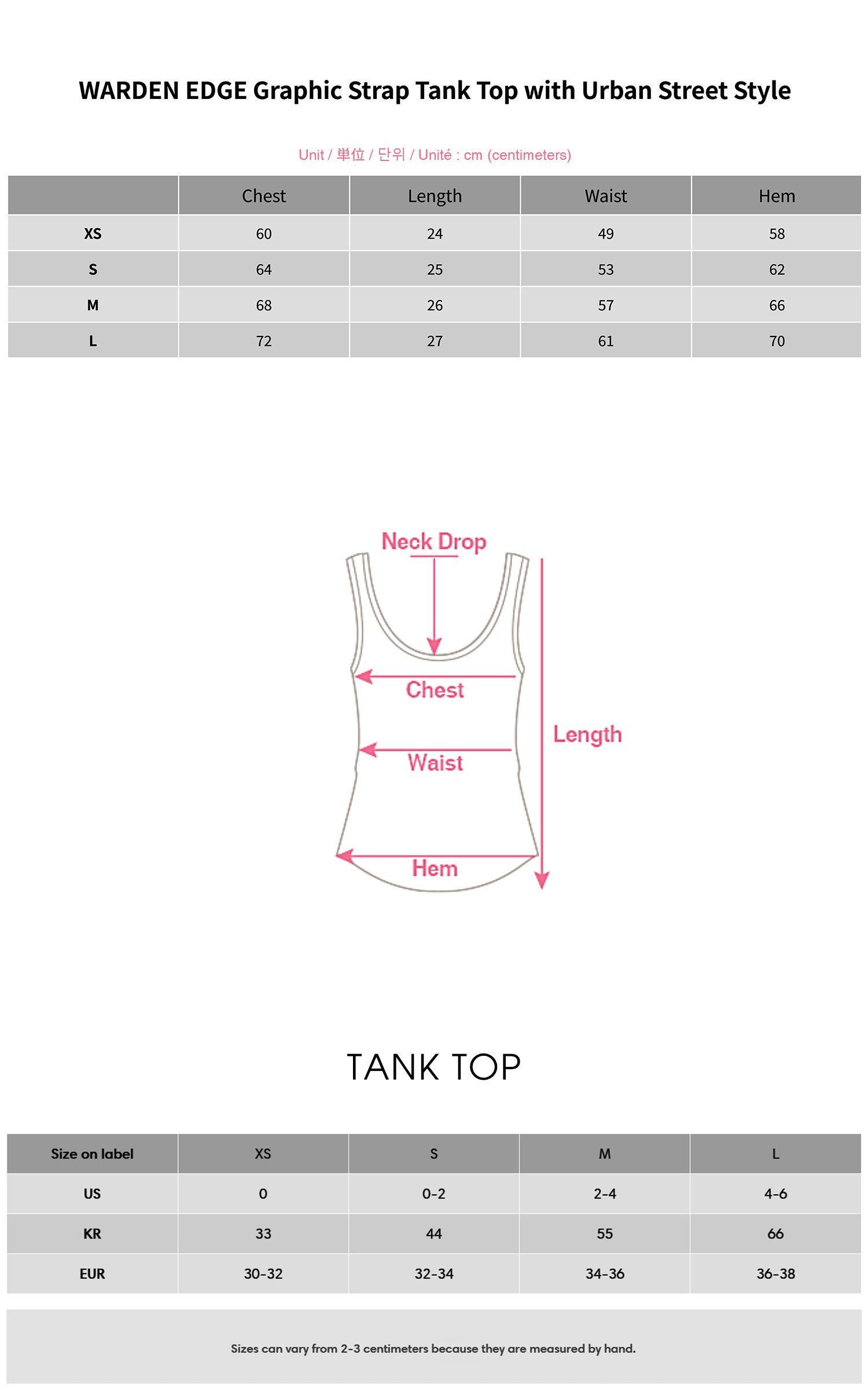 WARDEN EDGE Graphic Strap Tank Top with Urban Street Style