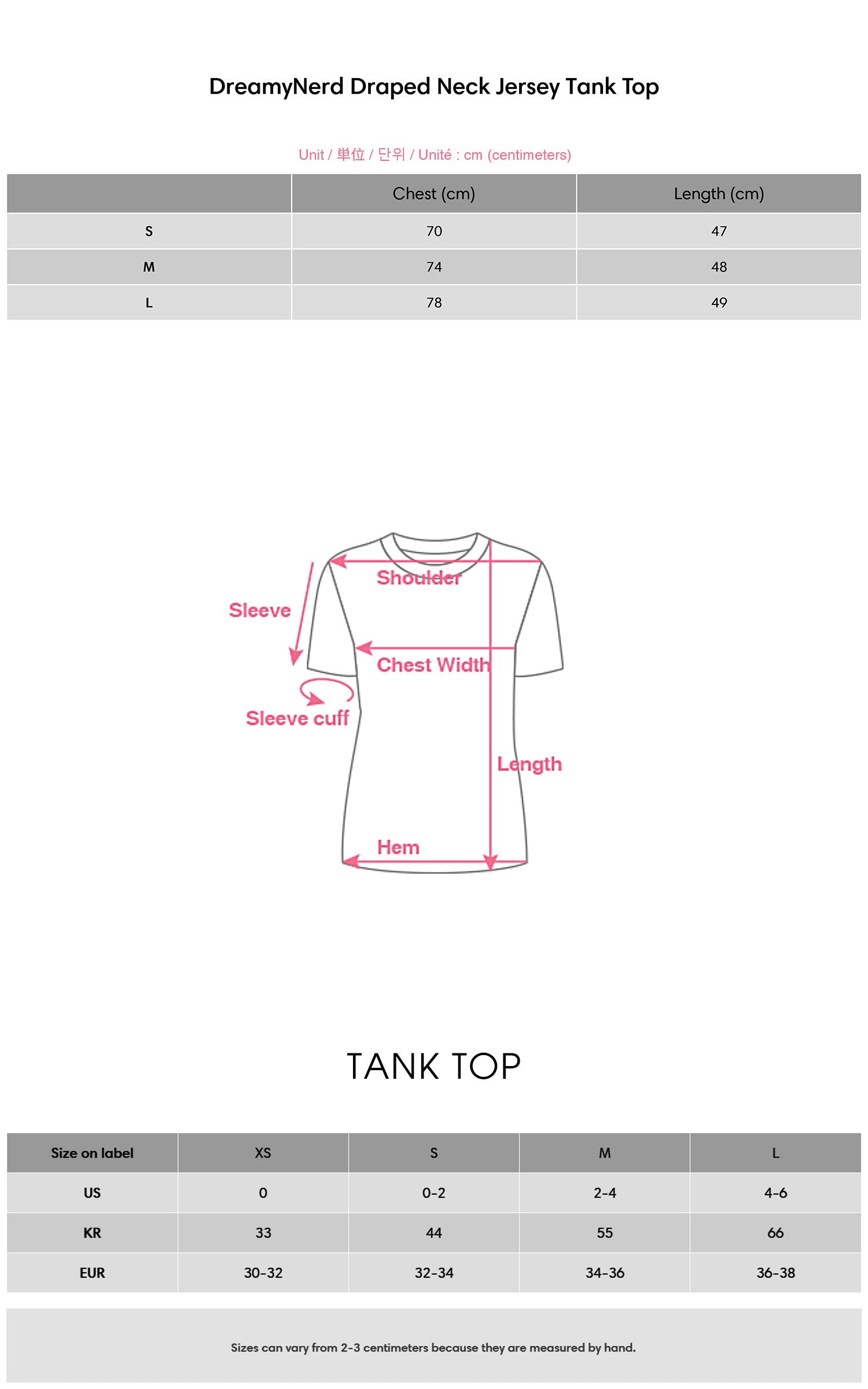 DreamyNerd Draped Neck Jersey Tank Top - PINKPARKS