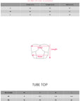 Rase le sol Rhinestone Logo Tube Top - PINKPARKS