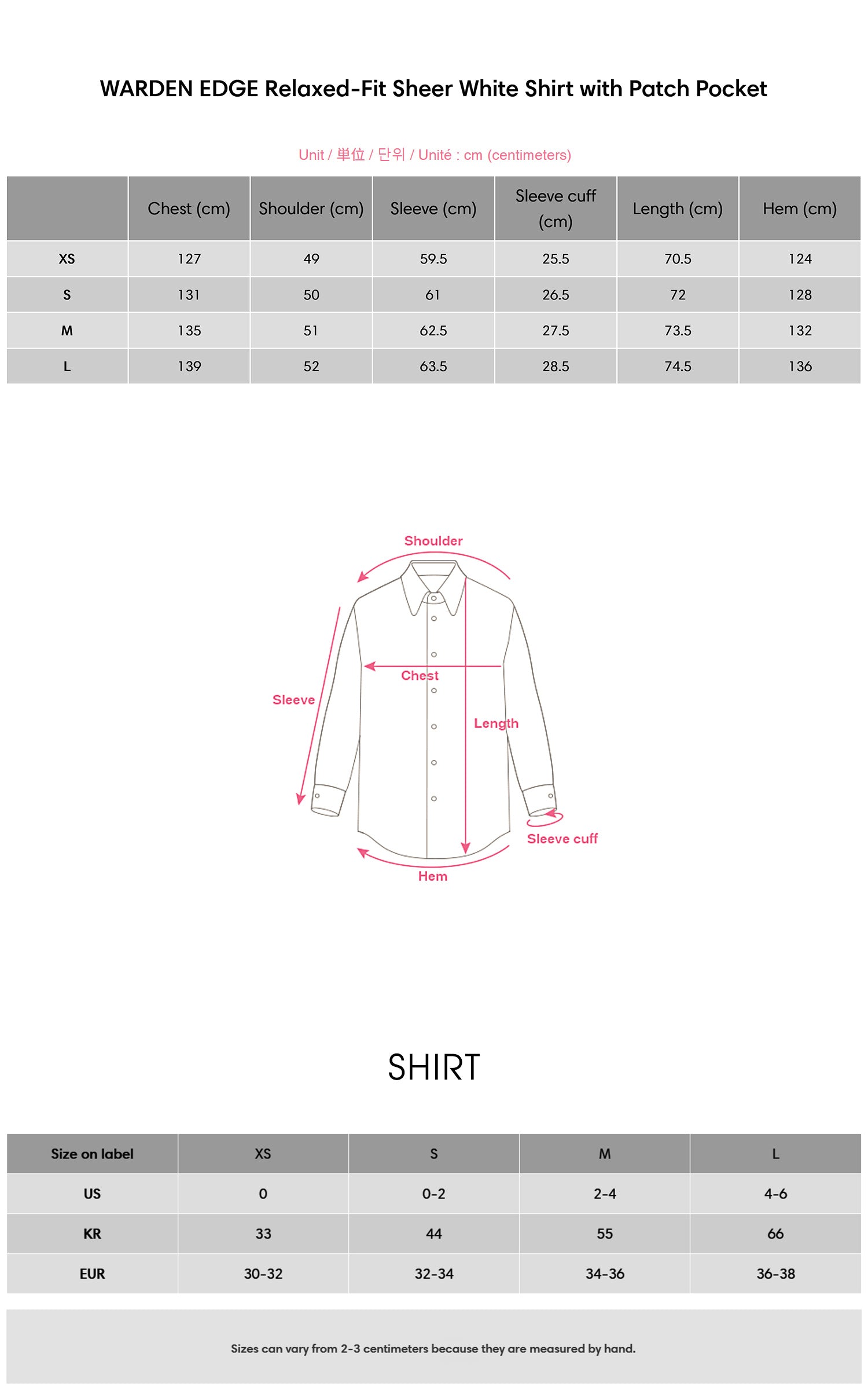 WARDEN EDGE Relaxed-Fit Sheer White Shirt with Patch Pocket - PINKPARKS