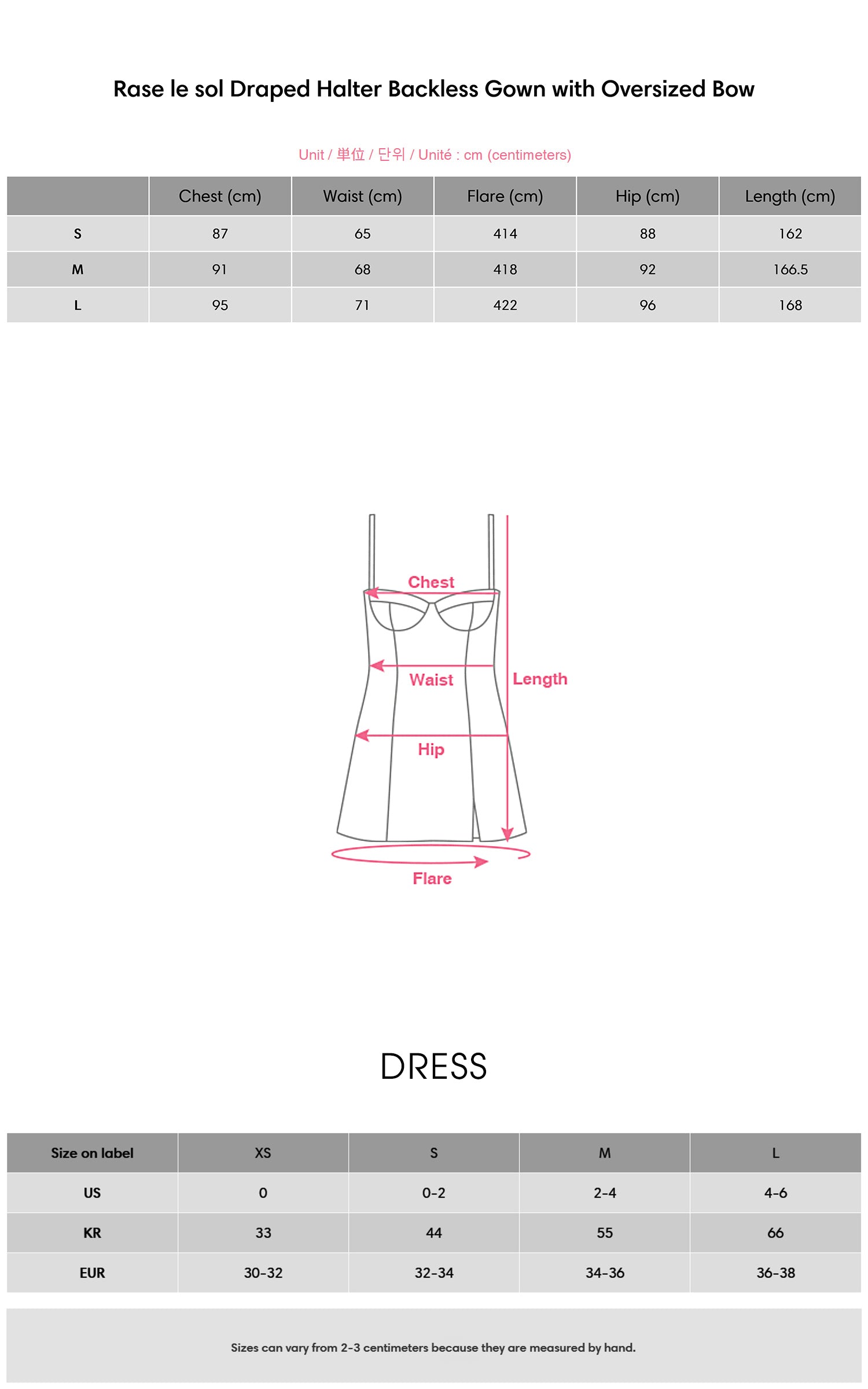 Rase le sol Draped Halter Backless Gown with Oversized Bow - PINKPARKS