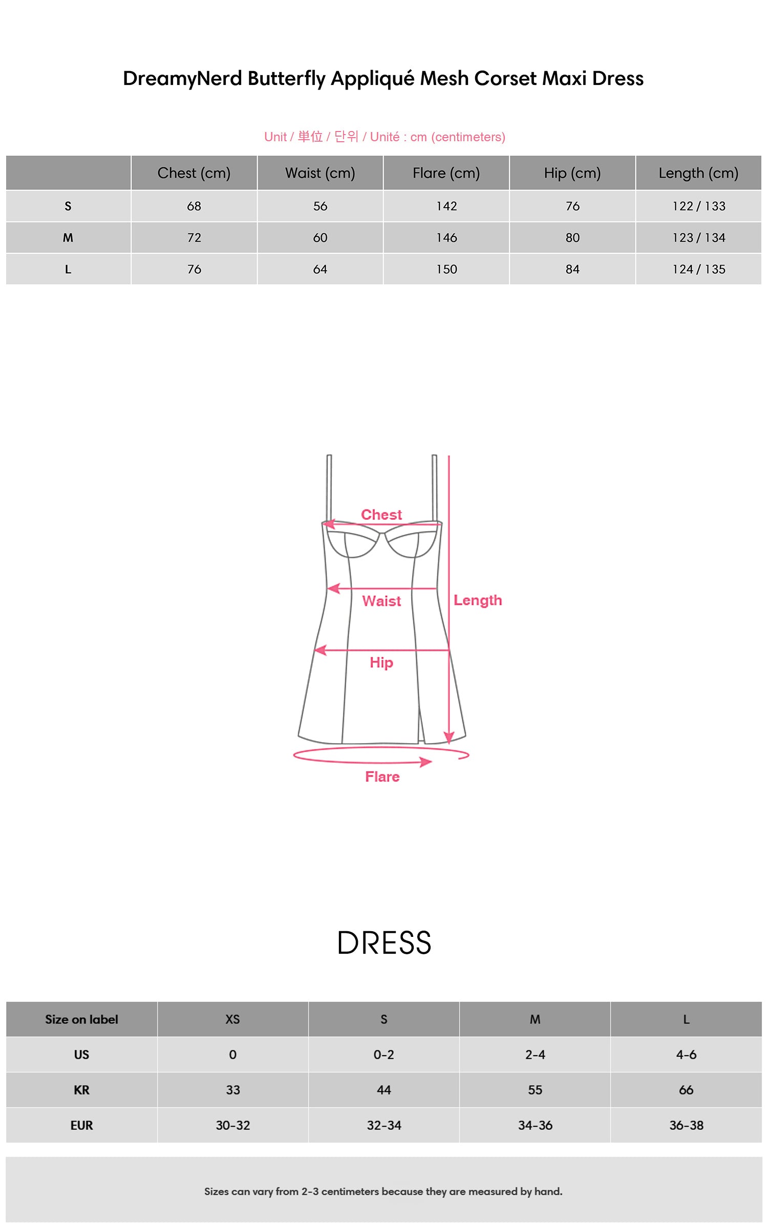 DreamyNerd Butterfly Appliqué Mesh Corset Maxi Dress - PINKPARKS