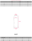 ROVENTE High Waist Maxi Skirt with Tailored Fit and Back Slit