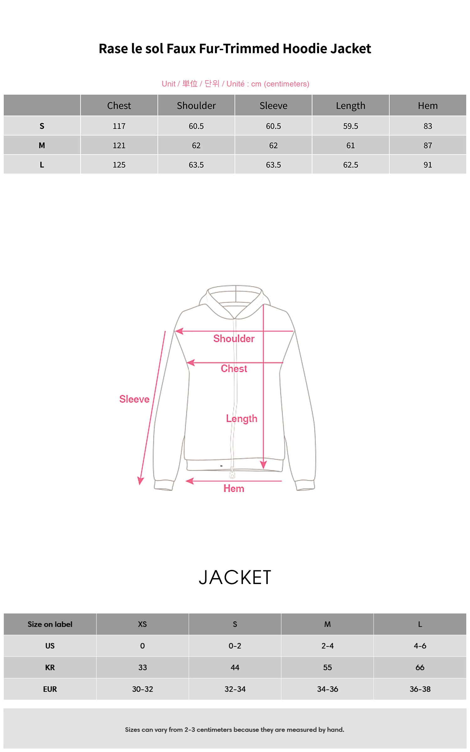 Rase le sol Faux Fur-Trimmed Hoodie Jacket
