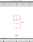 Rase le sol Structured Waist Tank Dual Paneled Silhouette