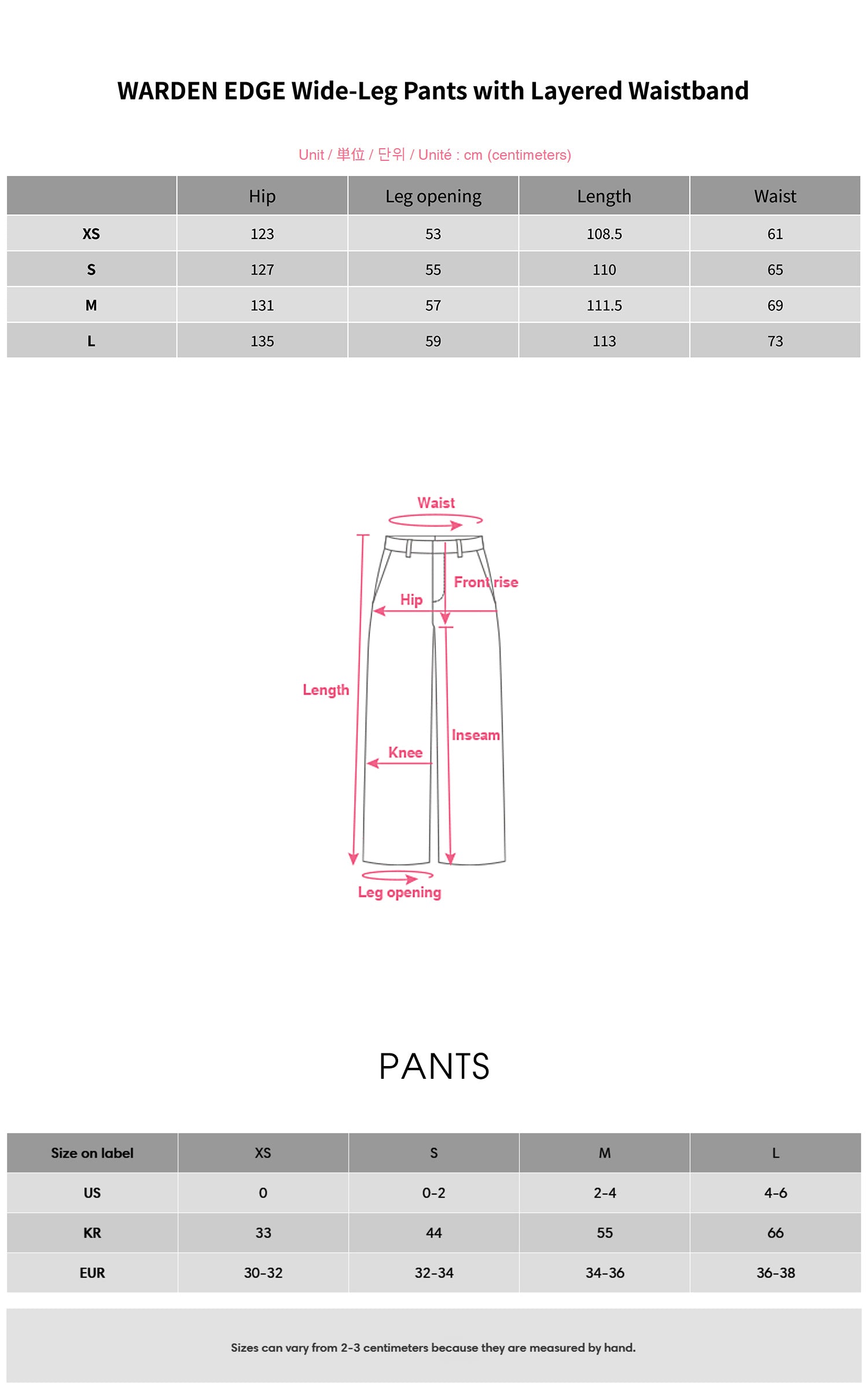 WARDEN EDGE Wide-Leg Pants with Layered Waistband