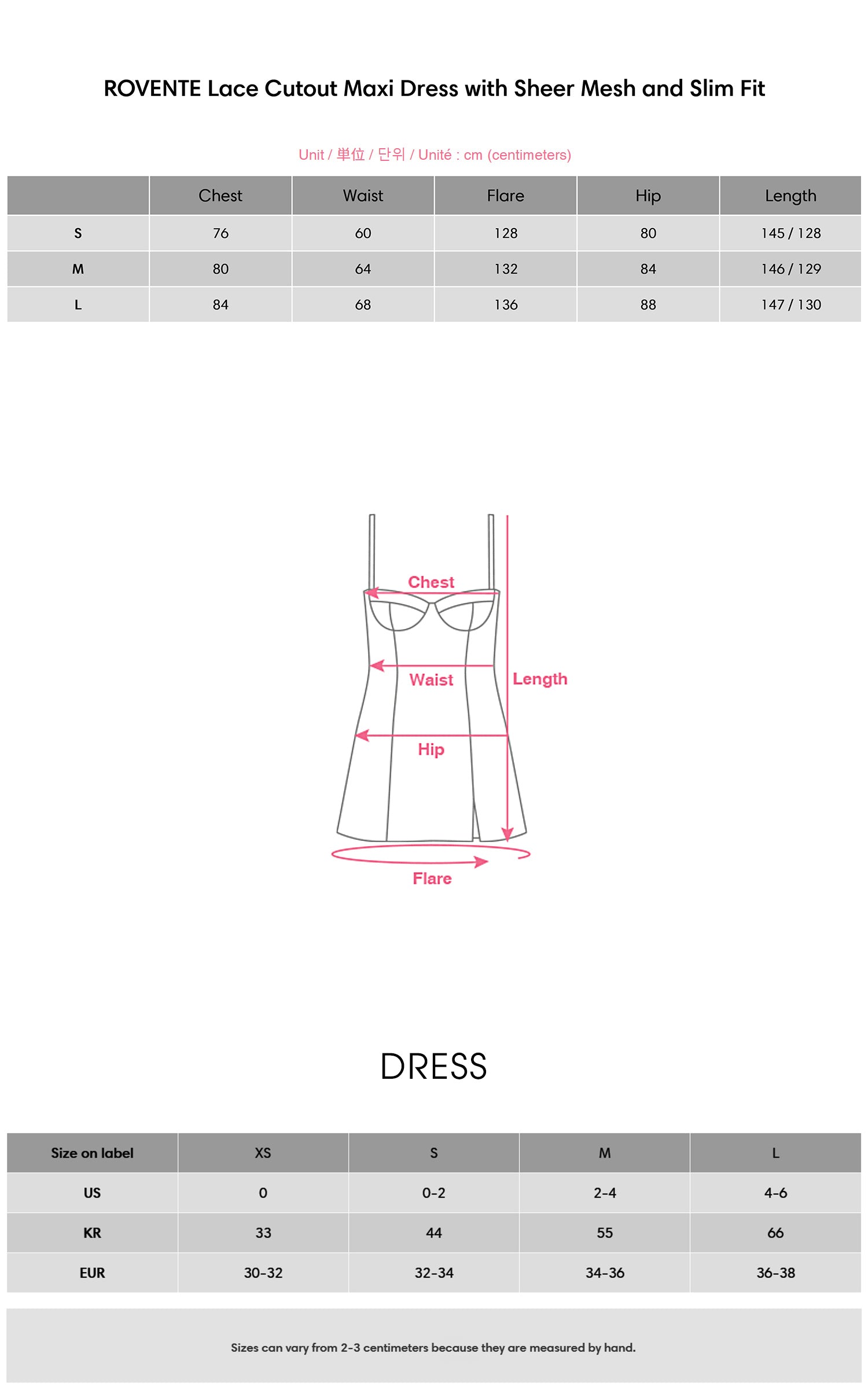 ROVENTE Lace Cutout Maxi Dress with Sheer Mesh and Slim Fit