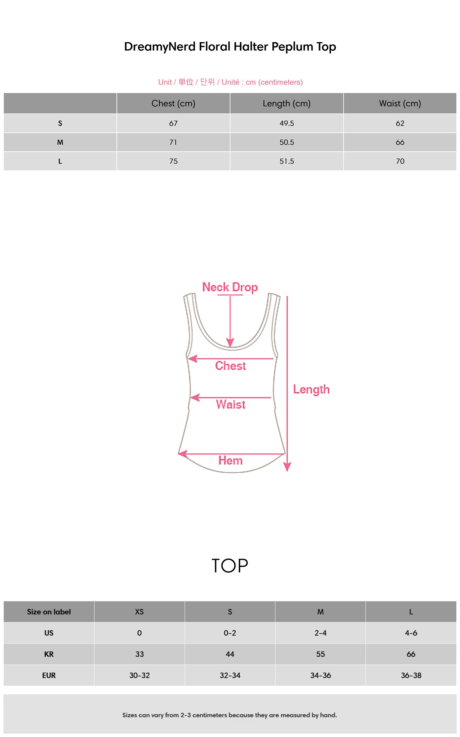 DreamyNerd Floral Halter Peplum Top - PINKPARKS