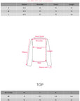Rase le sol Twisted Knot Ribbed Knit Top with Open Neckline