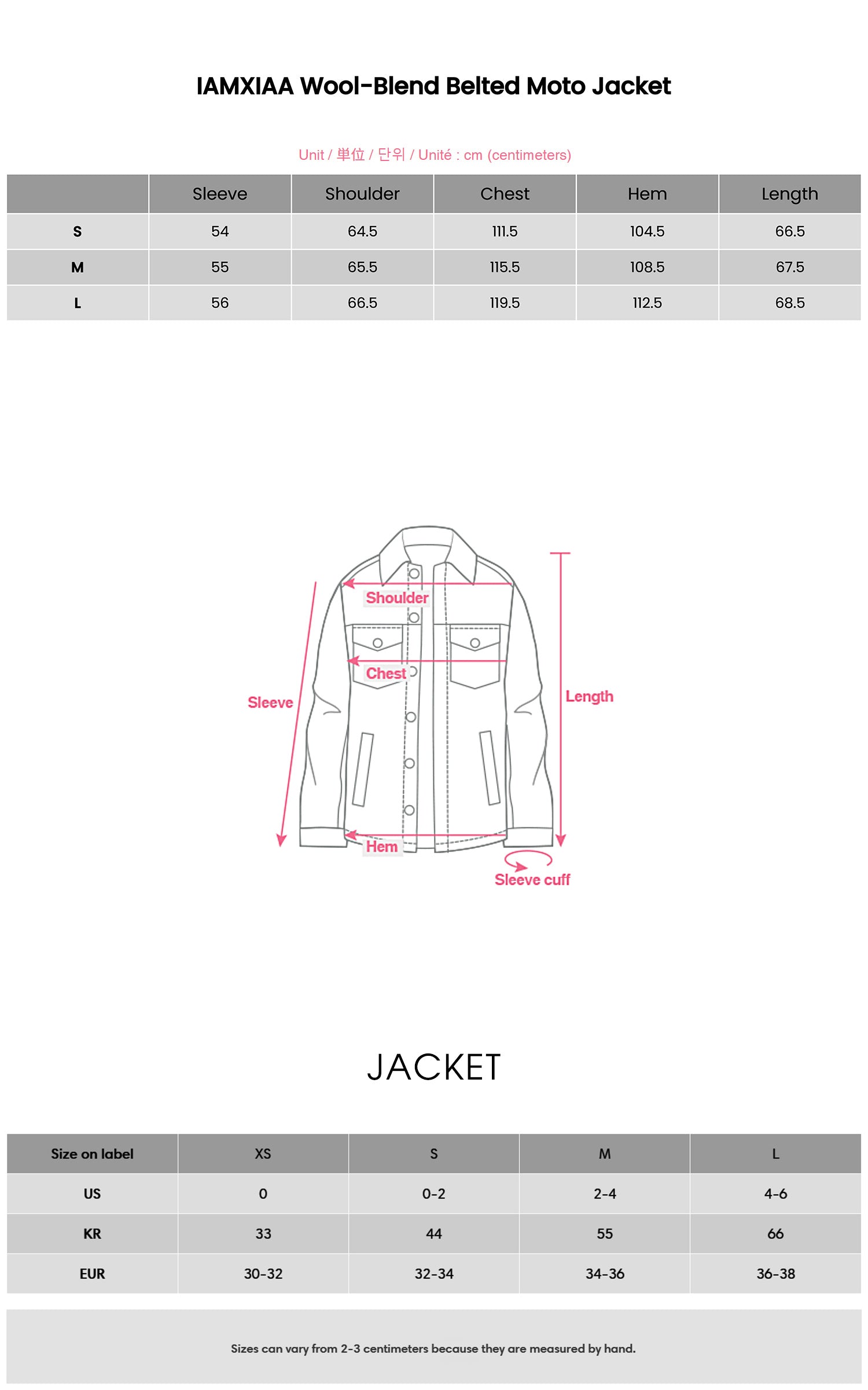 IAMXIAA Wool-Blend Belted Moto Jacket