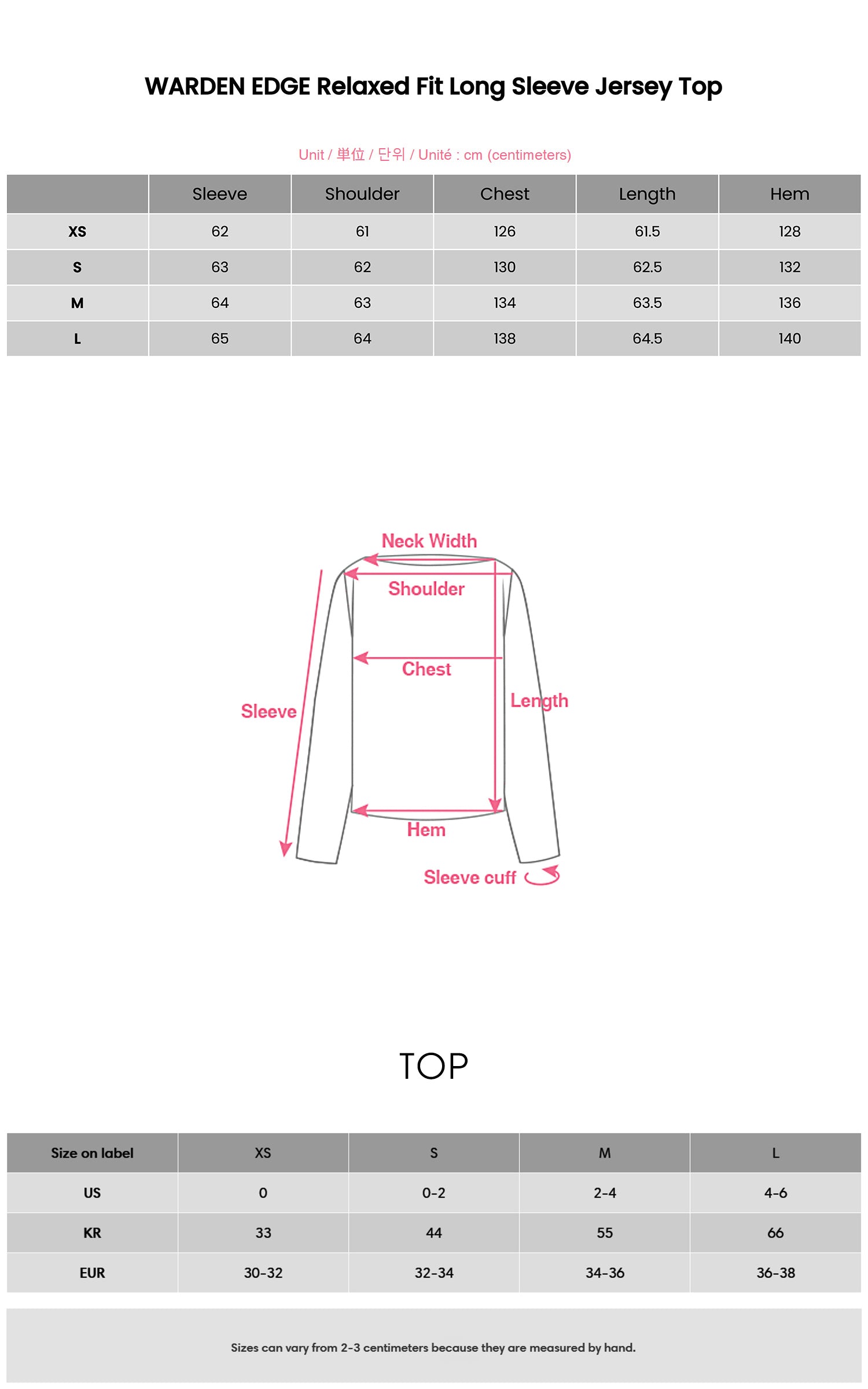 WARDEN EDGE Relaxed Fit Long Sleeve Jersey Top