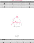 WARDEN EDGE Plaid Lace Trim Layered Mini Skirt
