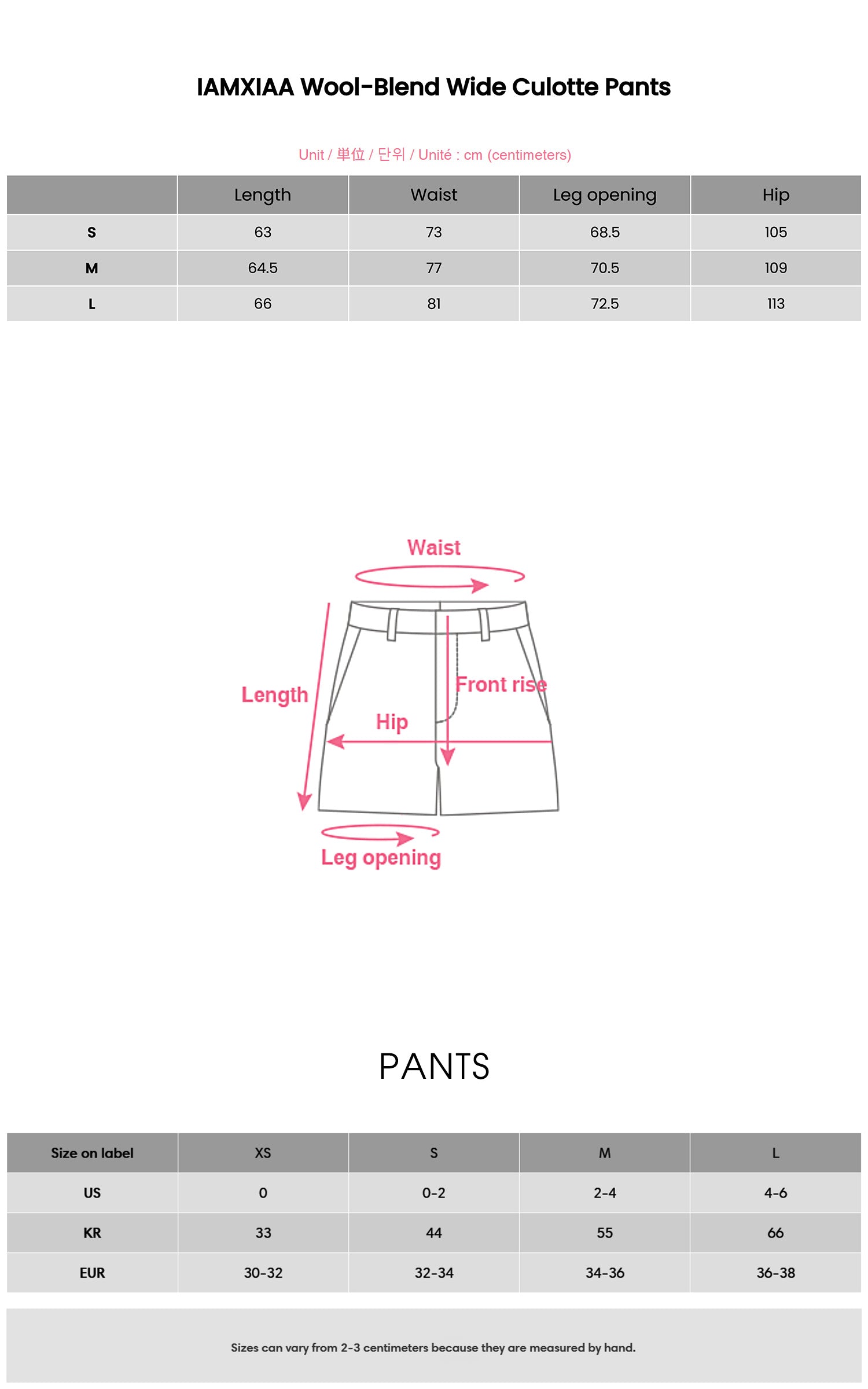 IAMXIAA Wool-Blend Wide Culotte Pants
