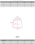 Jupe mini stretch mate à taille basse avec imprimé logo