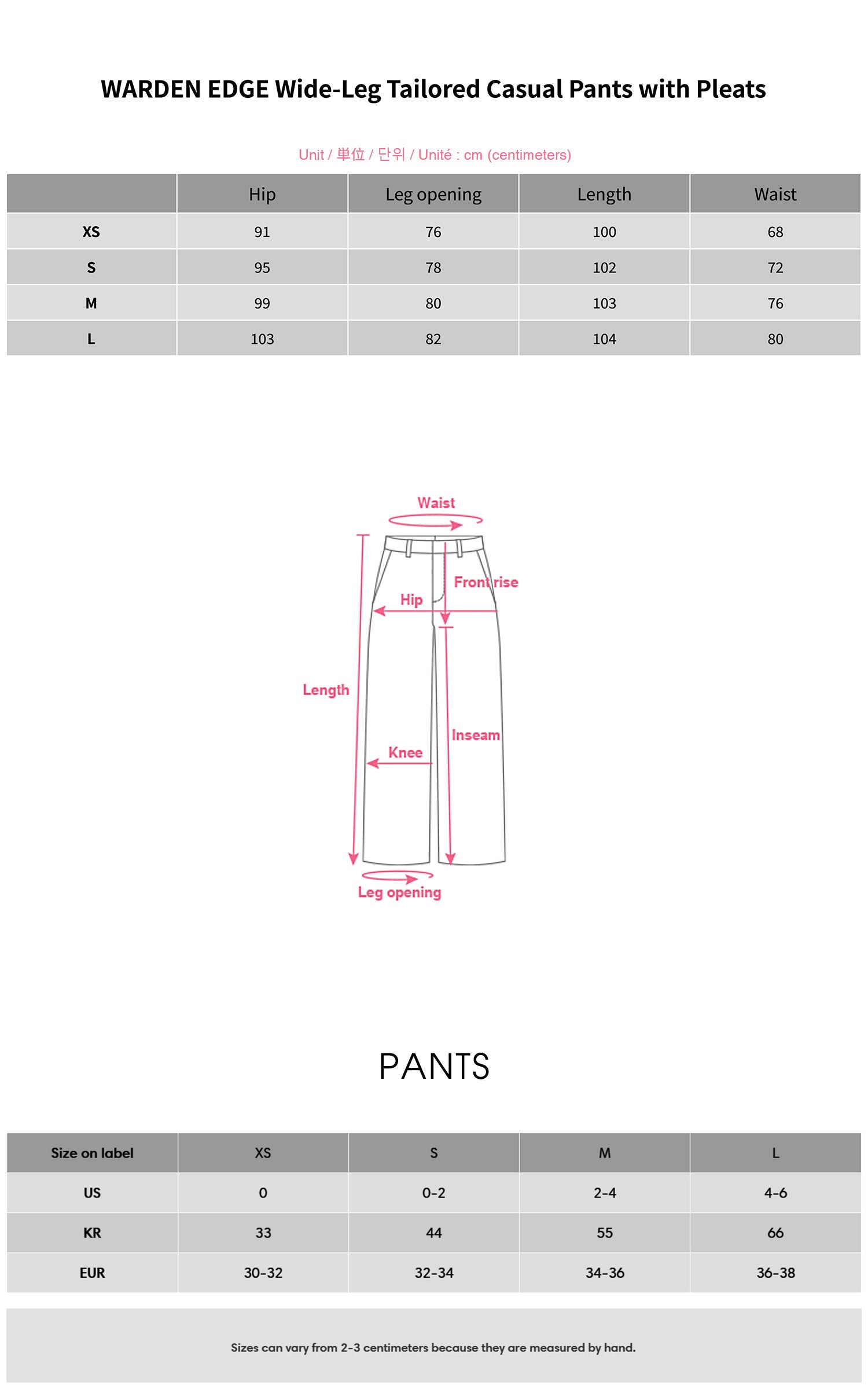 WARDEN EDGE Wide-Leg Tailored Casual Pants with Pleats