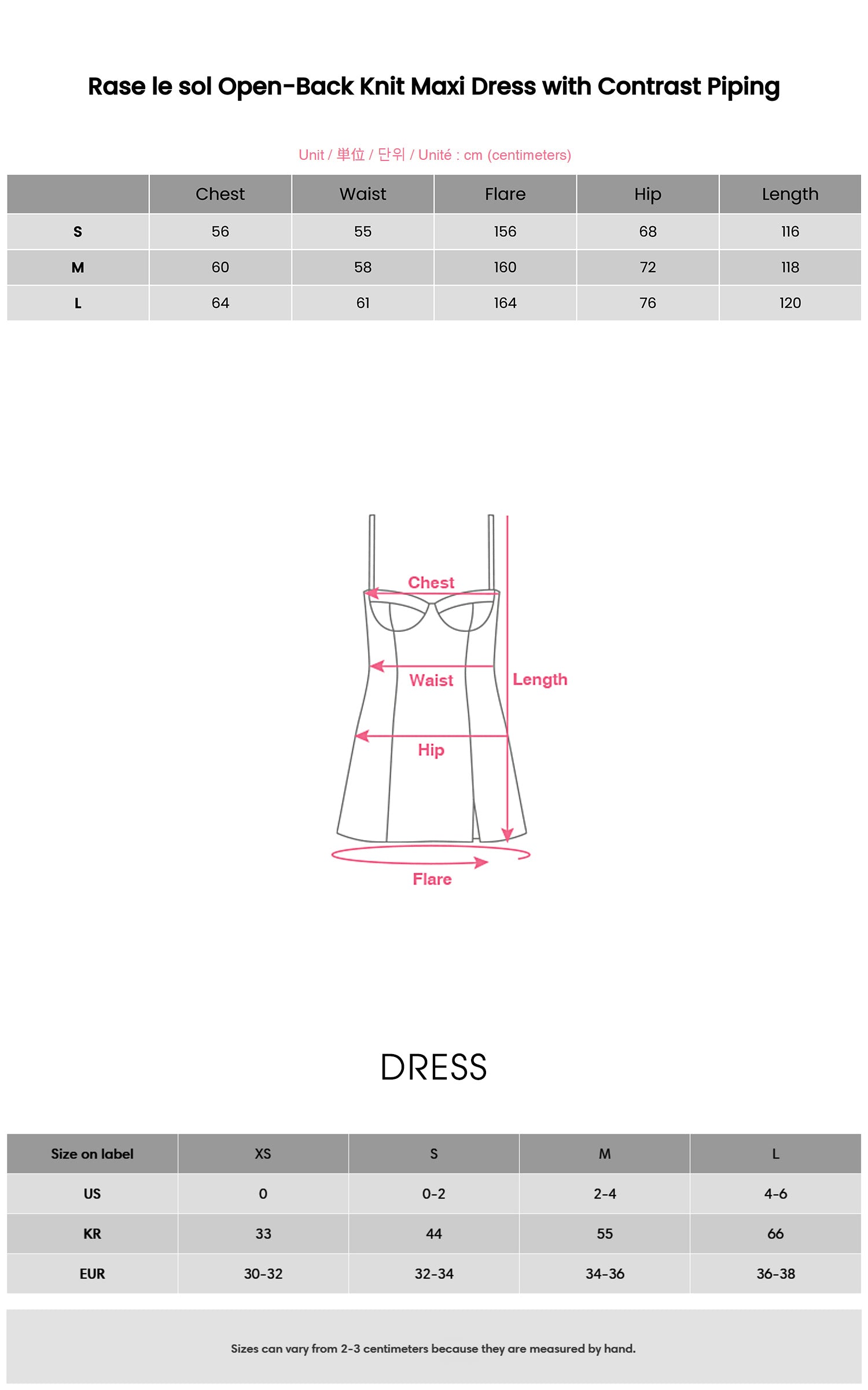 Rase le sol Open-Back Knit Maxi Dress with Contrast Piping