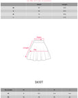 WARDEN EDGE Layered Pleated Mini Skirt with Plaid Contrast Panels