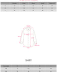 Rase le sol Oversized Embroidered Shirt with Dropped Shoulders and Extended Cuffs
