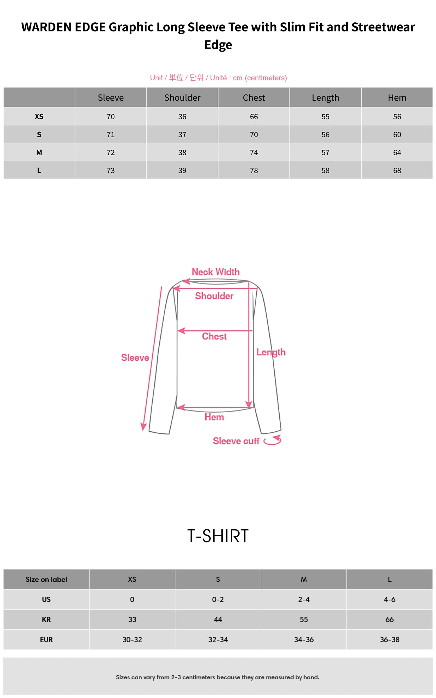 WARDEN EDGE Graphic Long Sleeve Tee with Slim Fit and Streetwear Edge
