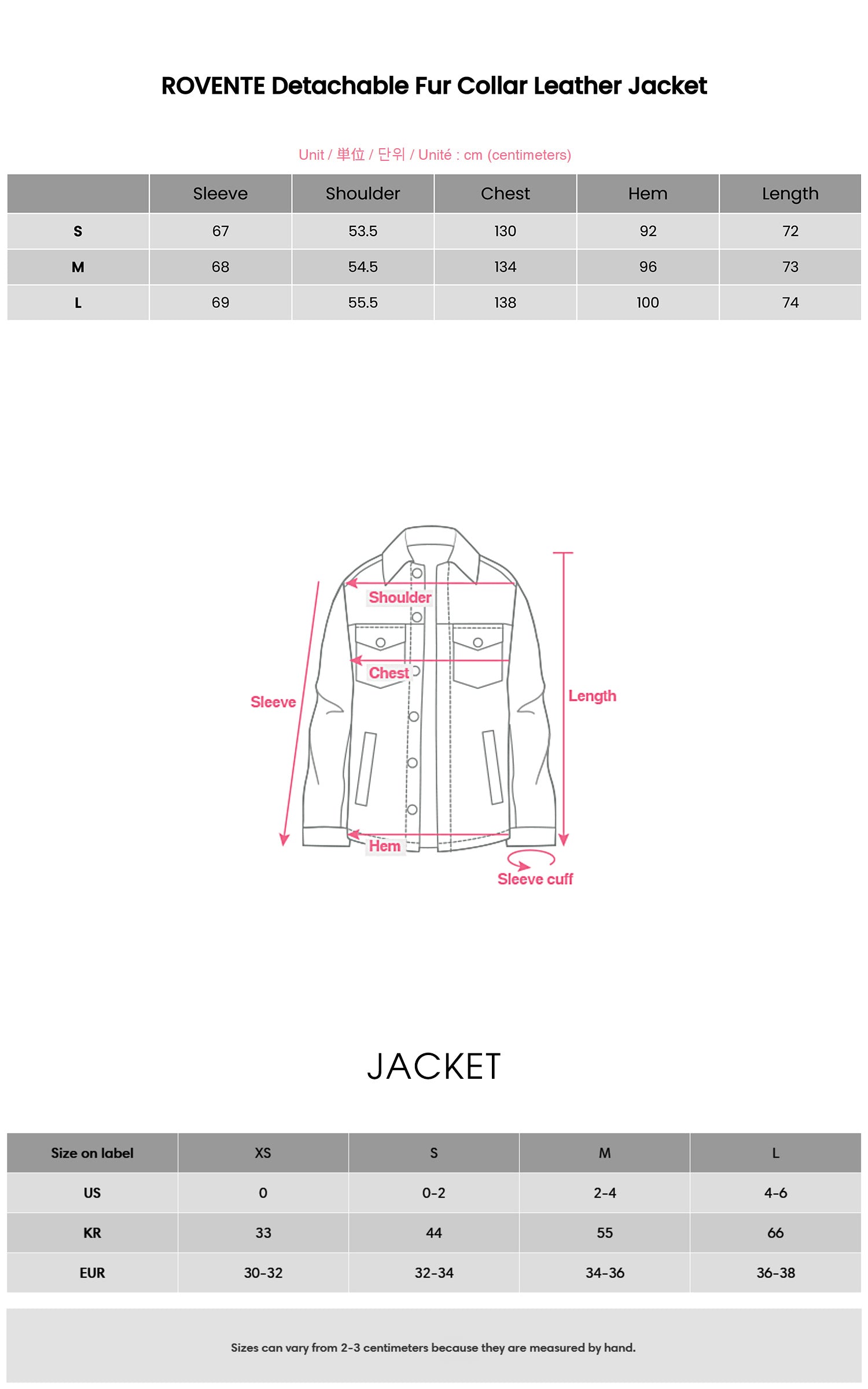 ROVENTE Detachable Fur Collar Leather Jacket
