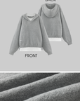 WARDEN EDGE Knit Hoodie & Shorts Set