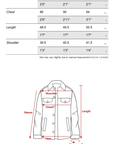 IAMXIAA Veste ajustée en similicuir de vachette à col montant