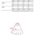 WARDEN EDGE Double-Belt Pleated Denim Mini Skirt