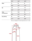 0122stepll Contrast Panel Wide Leg Denim Pants